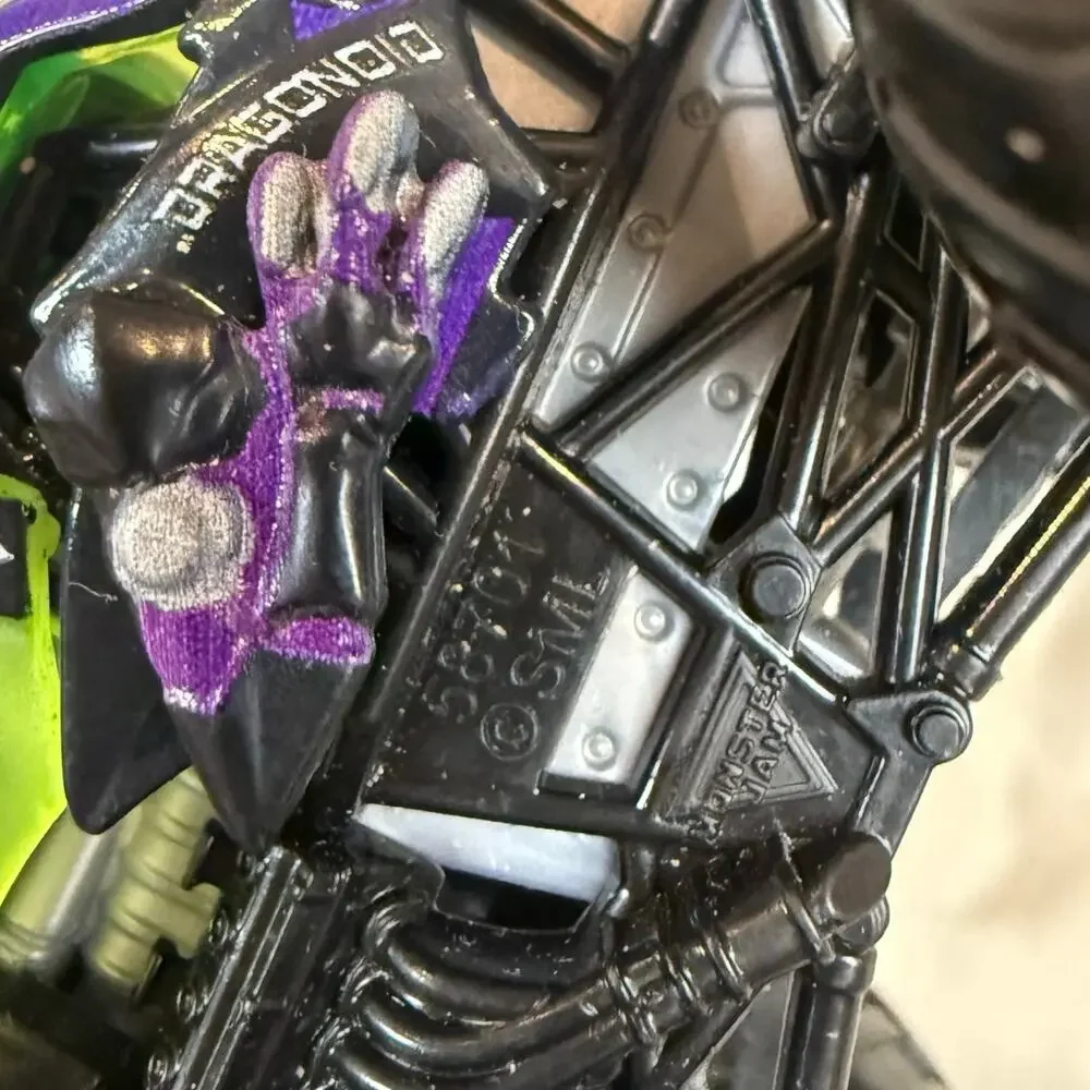 Monster Jam 1:64 Bakugan Dragonoid Monster Truck Green Purple Black Diecast Toy